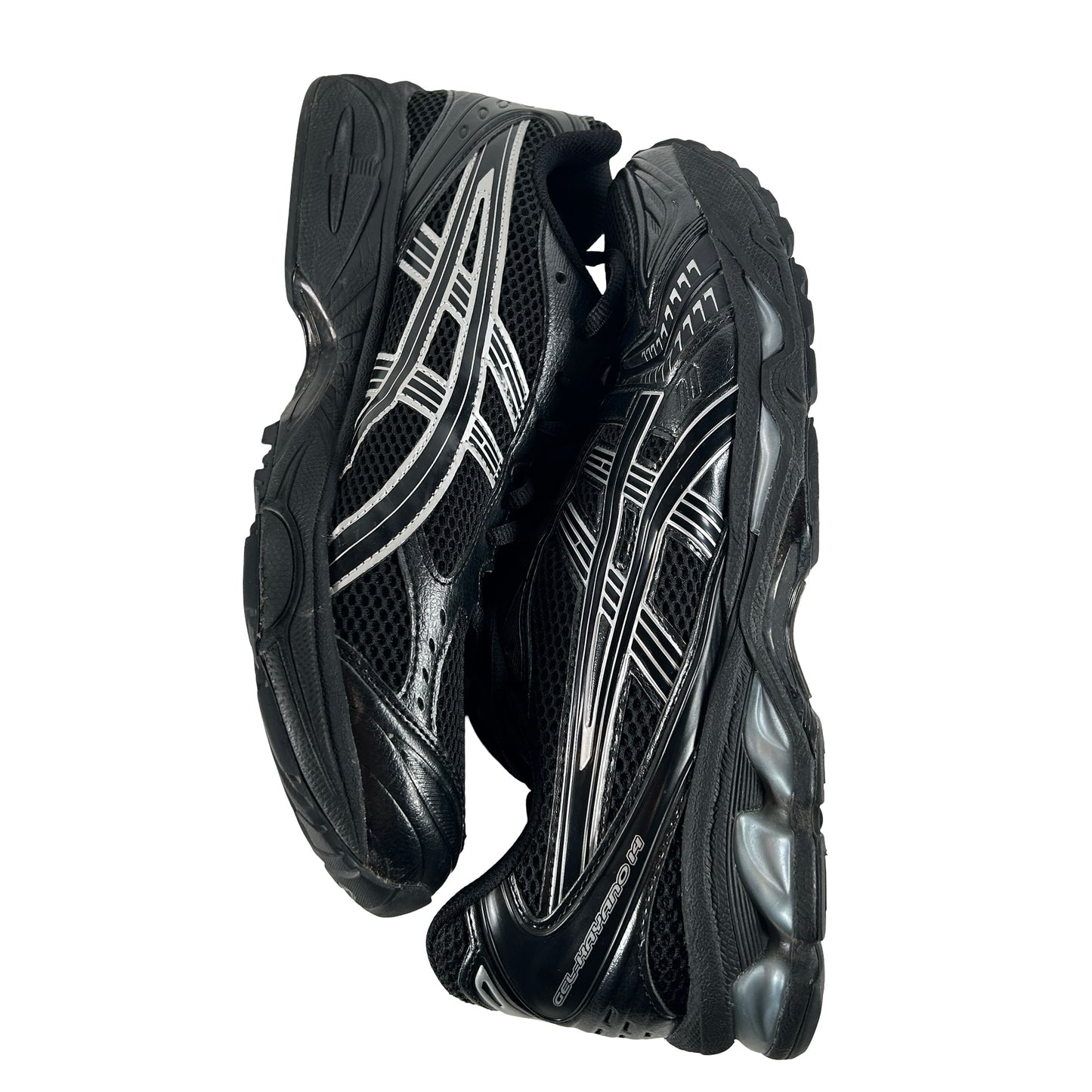 1201A019 006 ASICS Gel-Kayano 14 Black Pure Silver [USED] - 11.5 M (Used) (No Box)