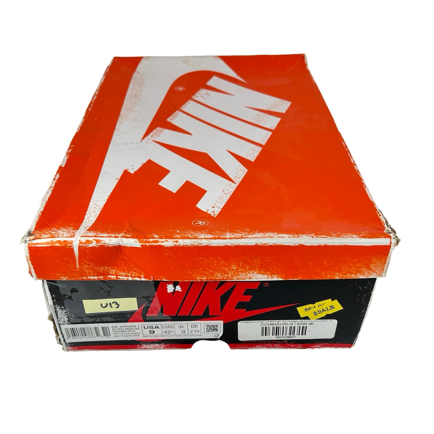 DZ5485 612 Jordan 1 Retro High OG Chicago Lost and Found [USED] - 9 M (Used13)