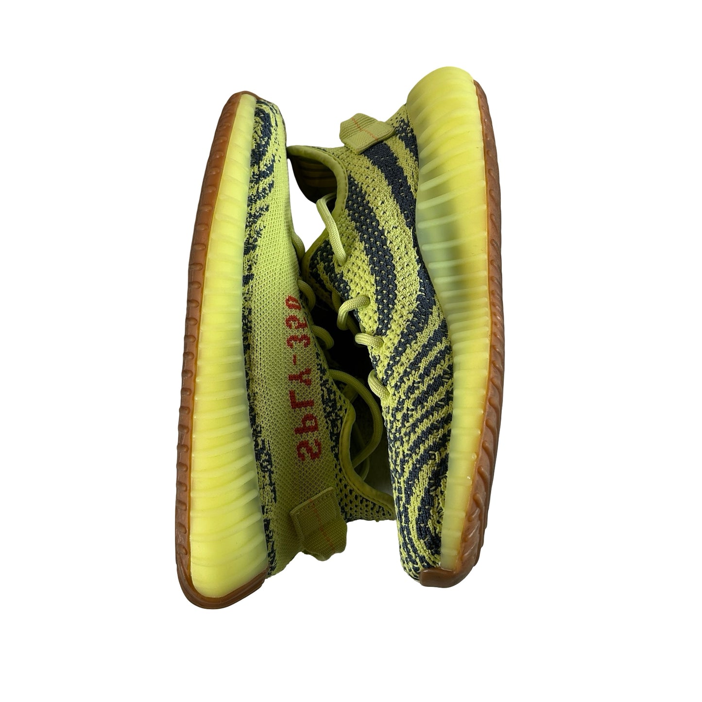 B37572 adidas Yeezy Boost 350 V2 Semi Frozen Yellow [USED] - 5 M (Used)