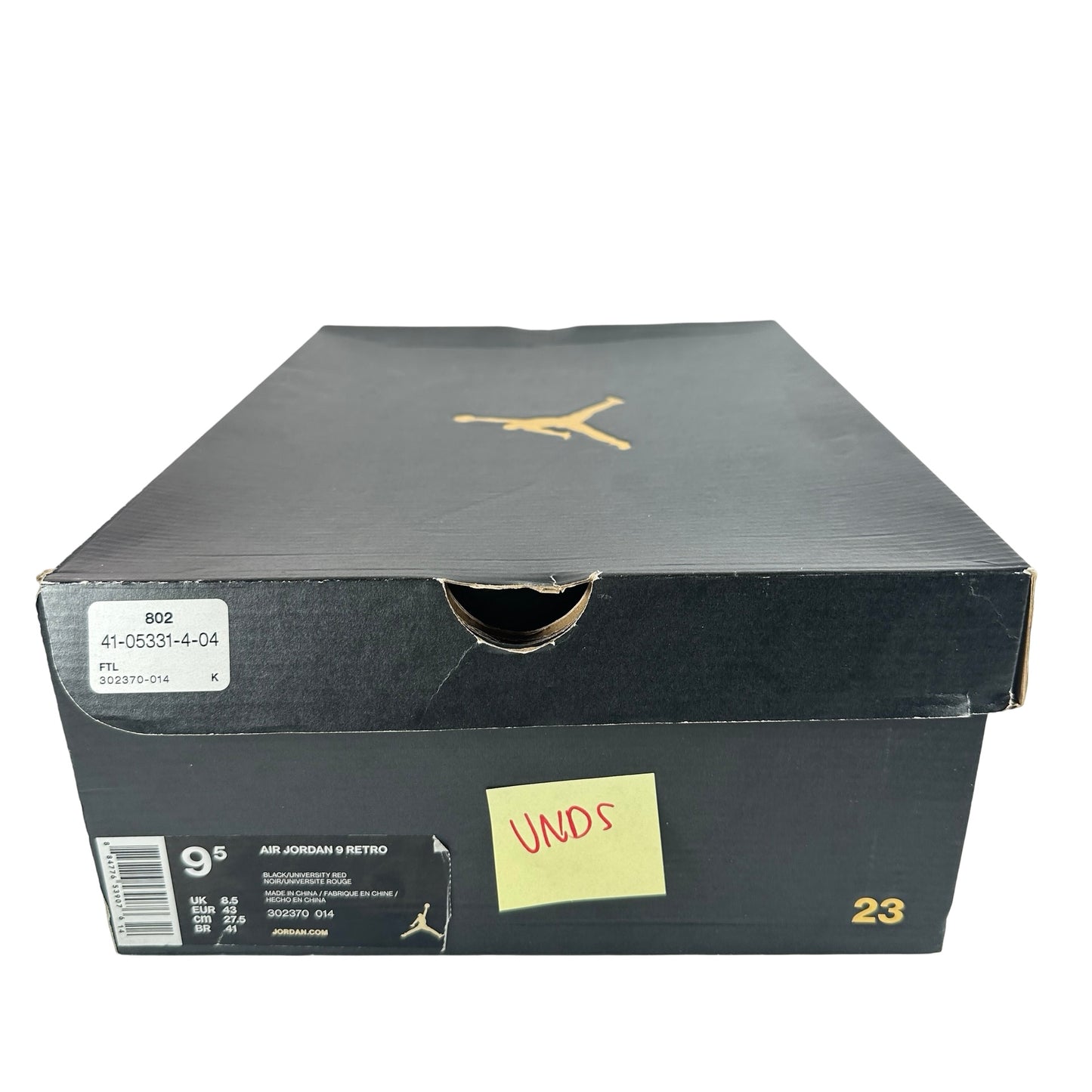 302370 014 Jordan 9 Retro Bred Patent [USED] - 9.5 M (VNDS)
