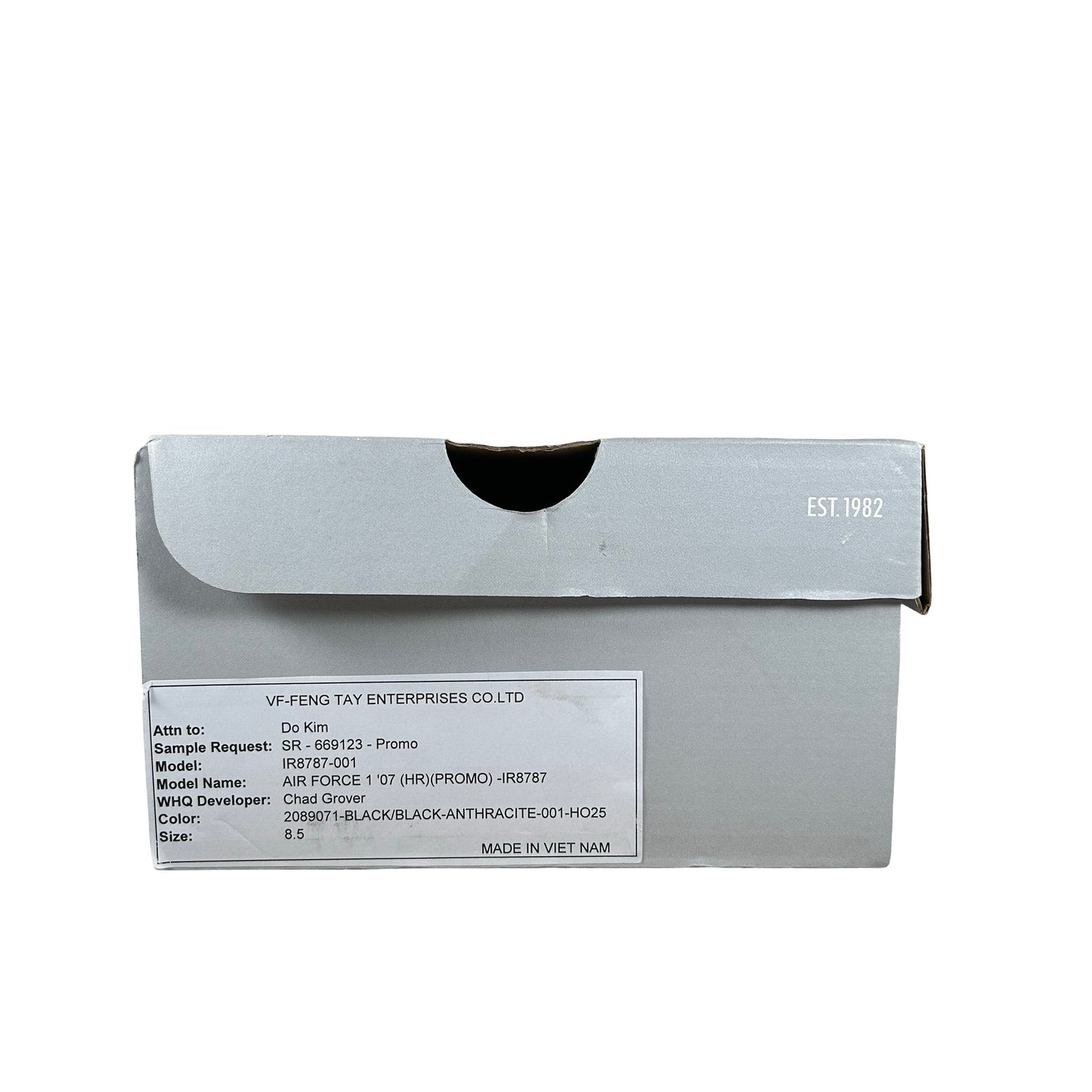 IR8787 001 Nike Air Force 1 Low '07 Homerun NYC Promo [USED] - 8.5 M (Used)