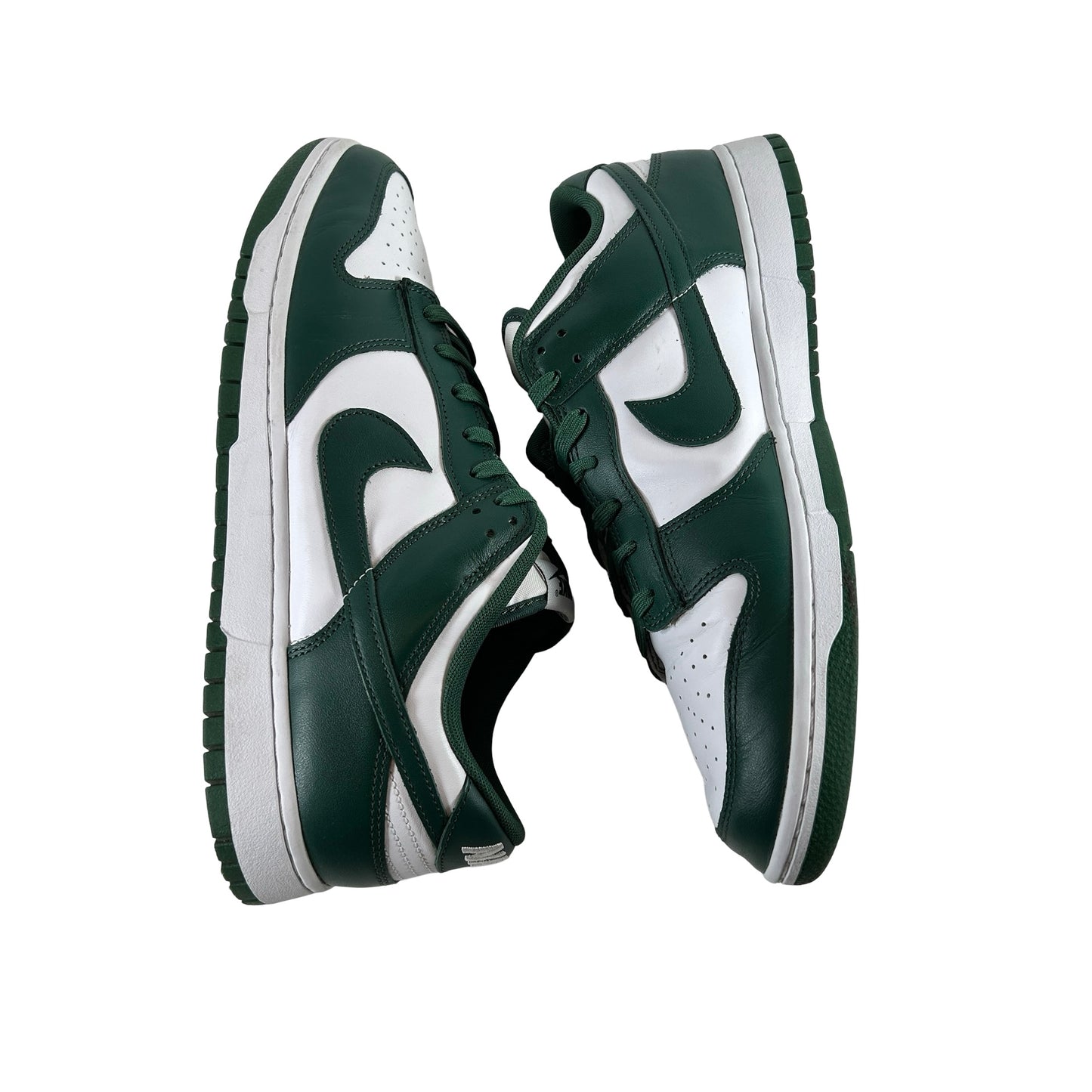 DD1391 101 Nike Dunk Low Michigan State [USED] - 13 M (Used)