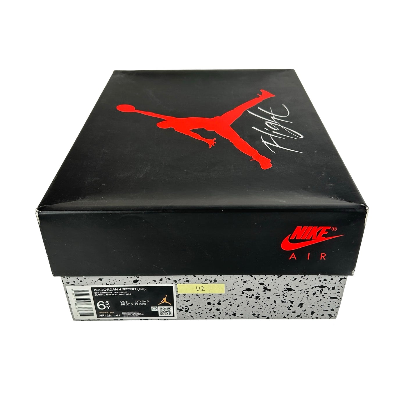 HF4281 141 Jordan 4 Retro Military Blue (2024) (GS) [USED] - 6.5 Y (Used2)
