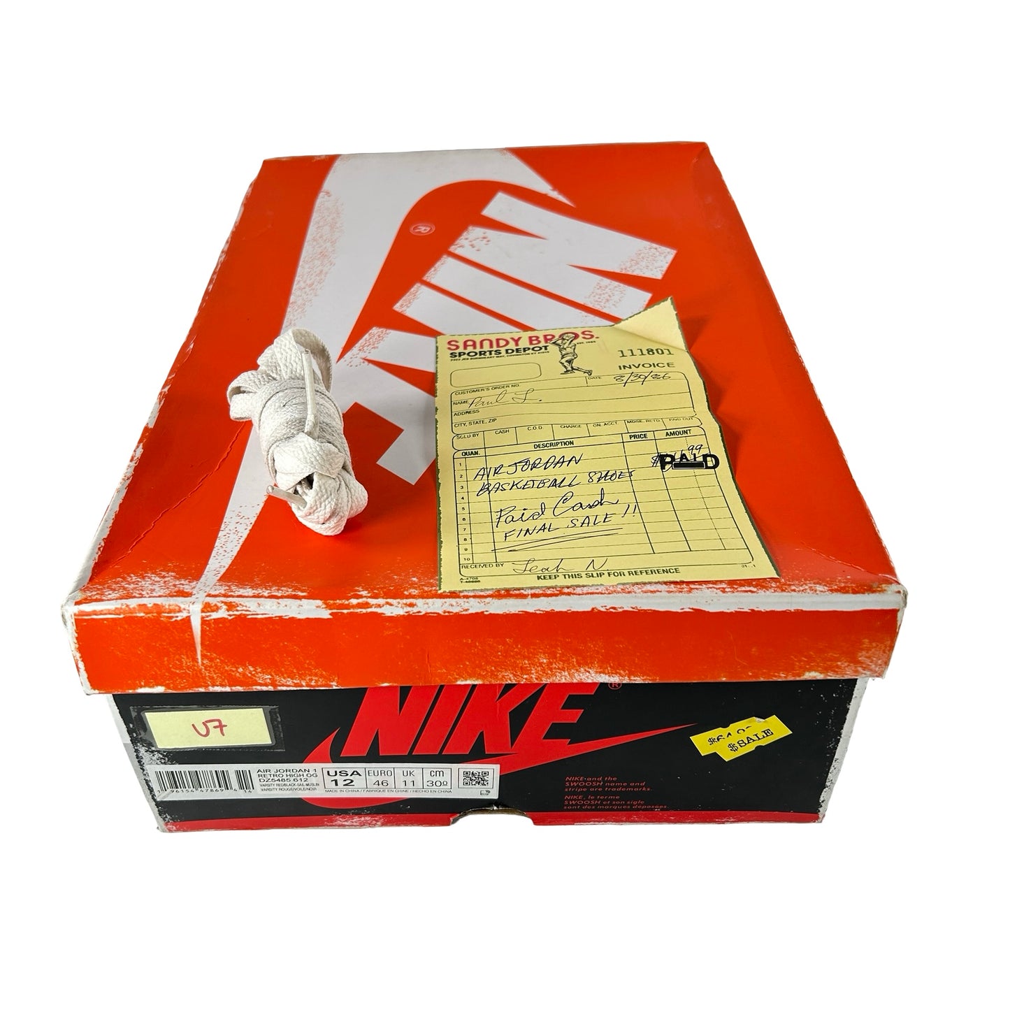 DZ5485 612 Jordan 1 Retro High OG Chicago Lost And Found [USED] - 12 M (Used7)