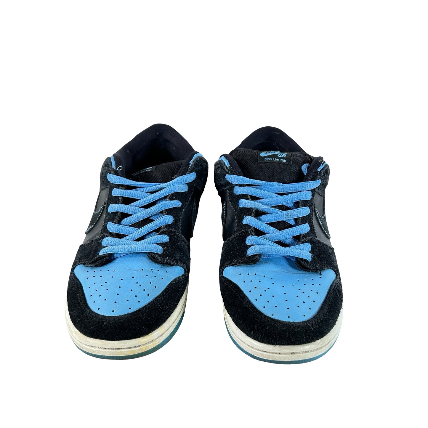 304292 048 Nike SB Dunk Low Black University Blue [USED] - 11 M (Used) (No Box)