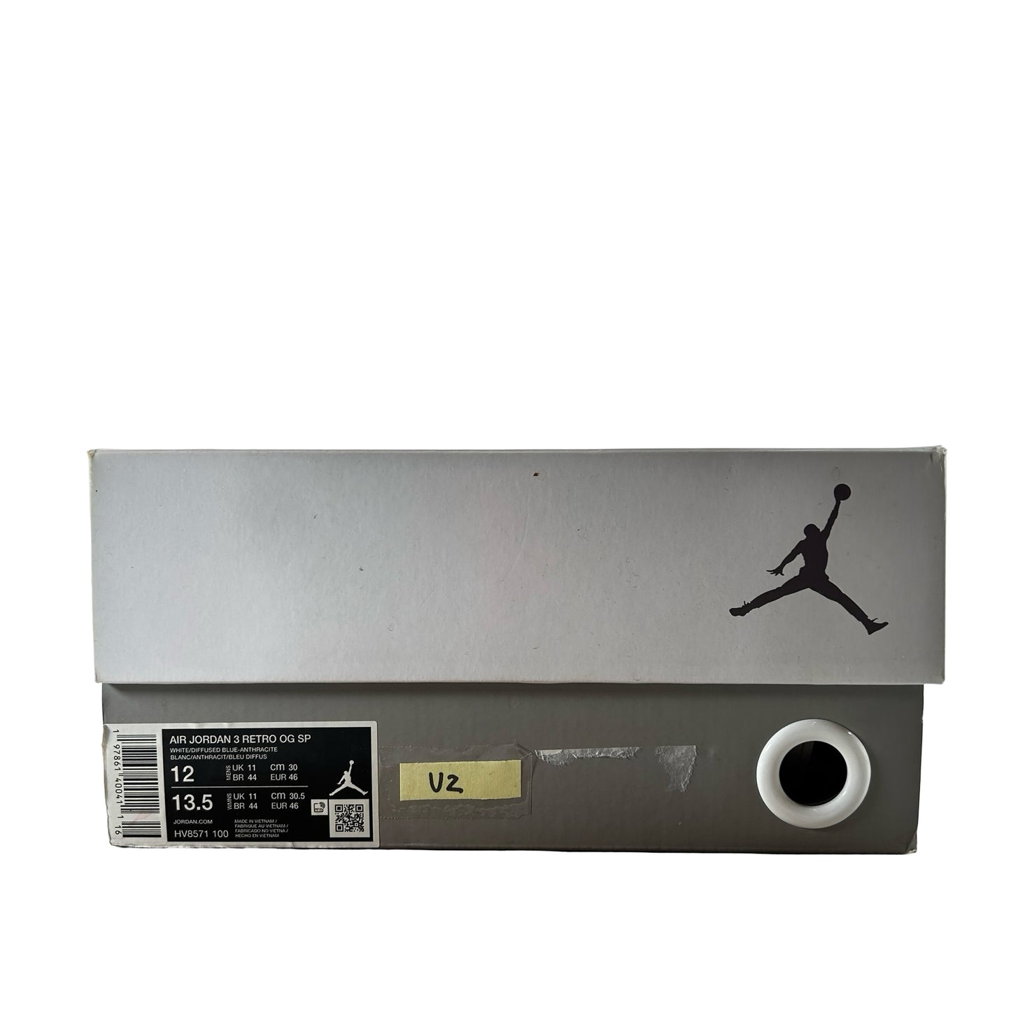 HV8571 100 Jordan 3 Retro OG SP A Ma Maniére Diffused Blue [USED] - 12 M (Used2)