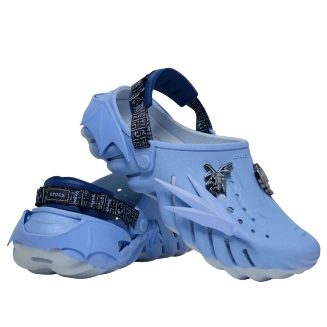 213732 90H Crocs Echo Clog Yu-Gi-Oh! Blue-Eyes White Dragon