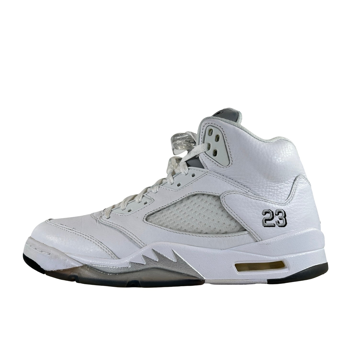 136027 130 Jordan 5 Retro Metallic White (2015) [USED] - 10 M (Used2)