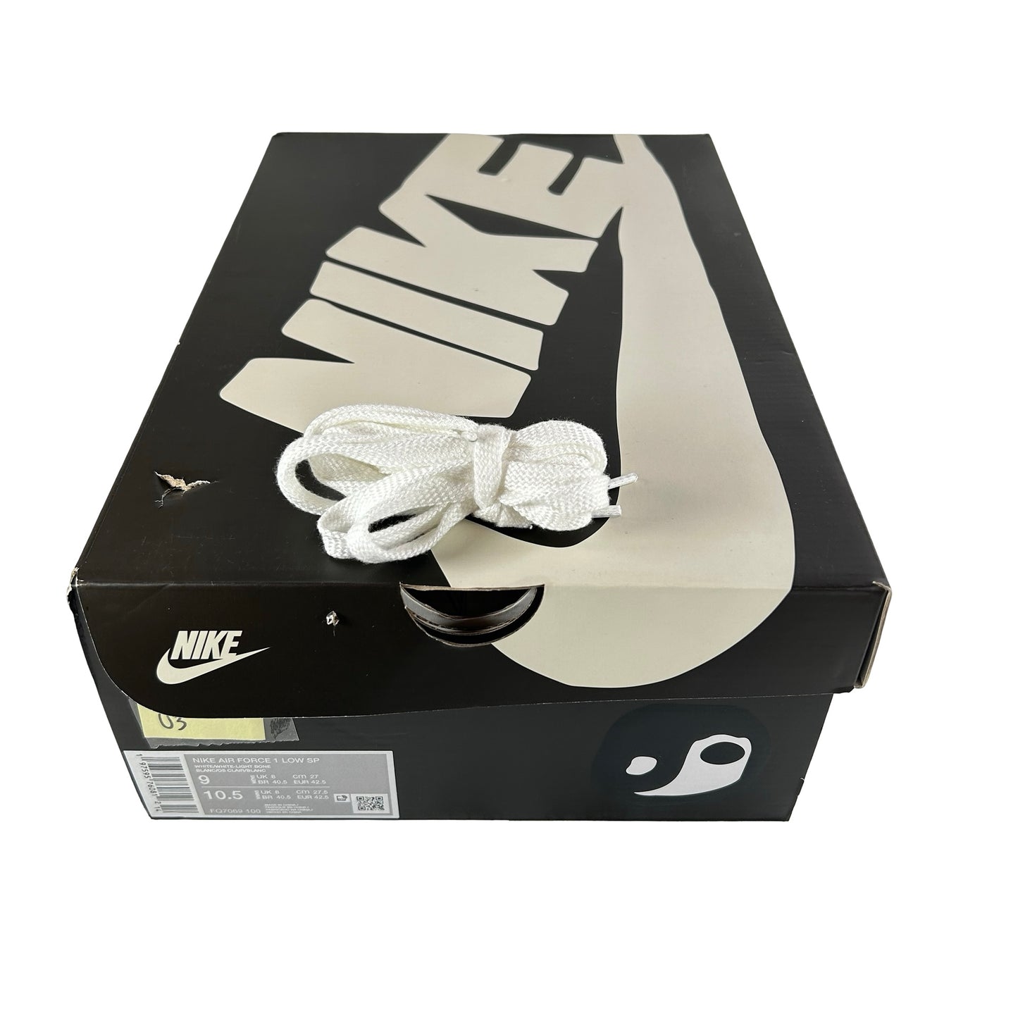 FQ7069 100 Nike Air Force 1 Low Cactus Plant Flea Market White (2024) [USED] - 9 M (Used3)