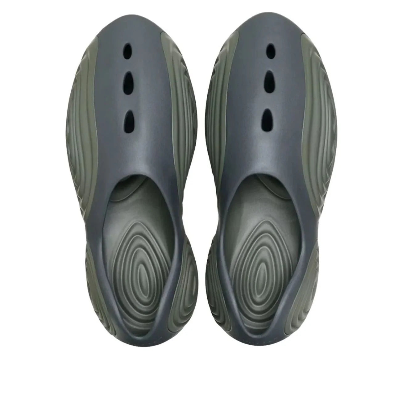 214154 1G0 Crocs Ripple Clog Graphite Dusty Olive