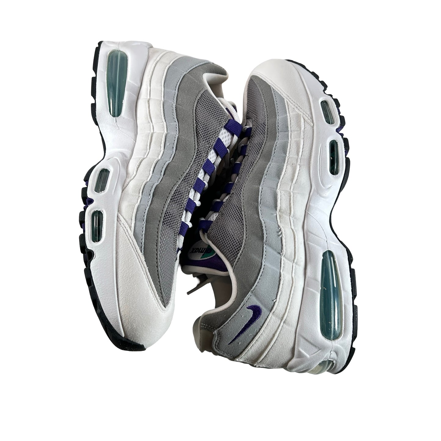 HJ5996 100 Nike Air Max 95 OG Big Bubble Grape (Women's) [USED] - 11.5 W (Used) (No Box)
