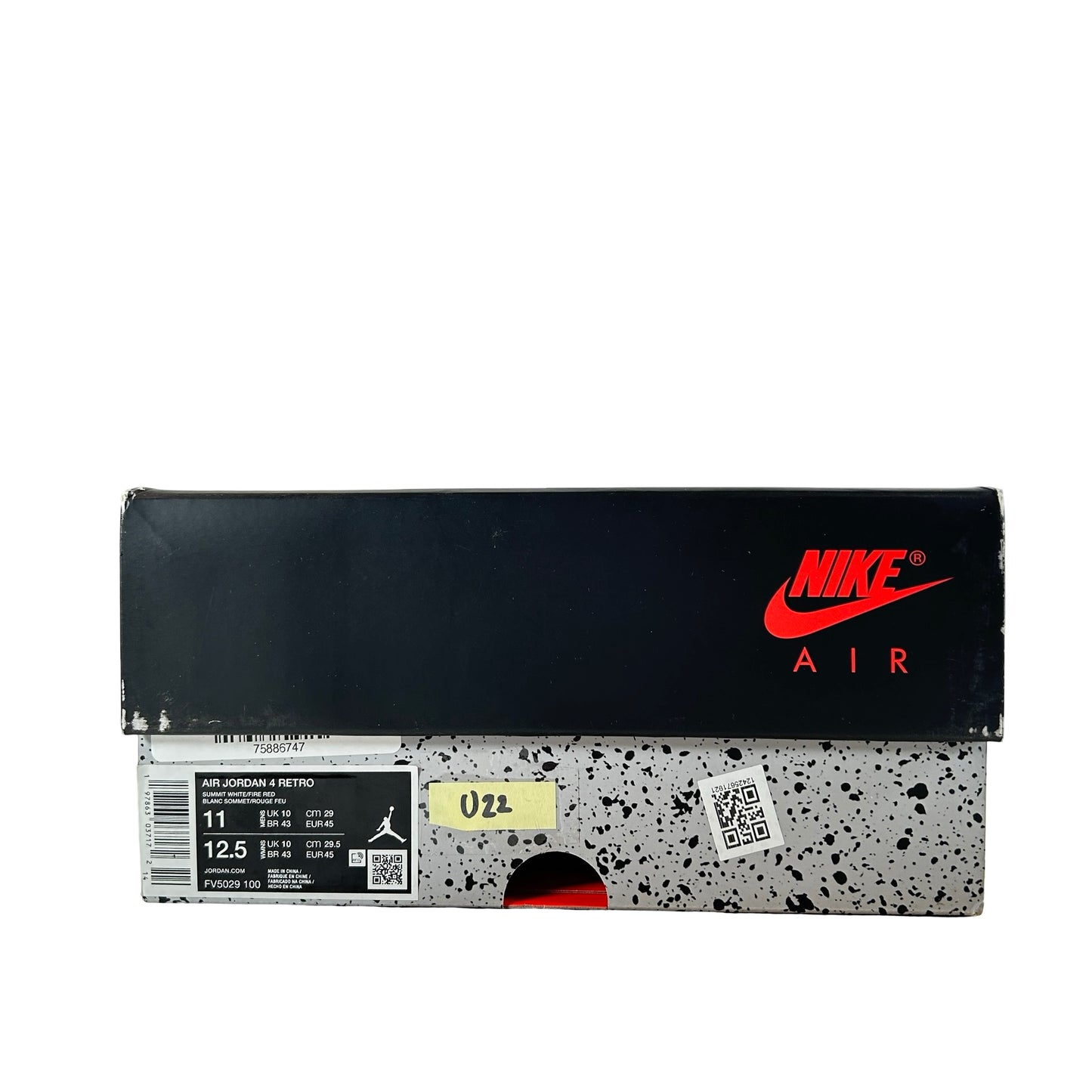 FV5029 100 Jordan 4 Retro White Cement (2025) [USED] - 11 M (Used22)