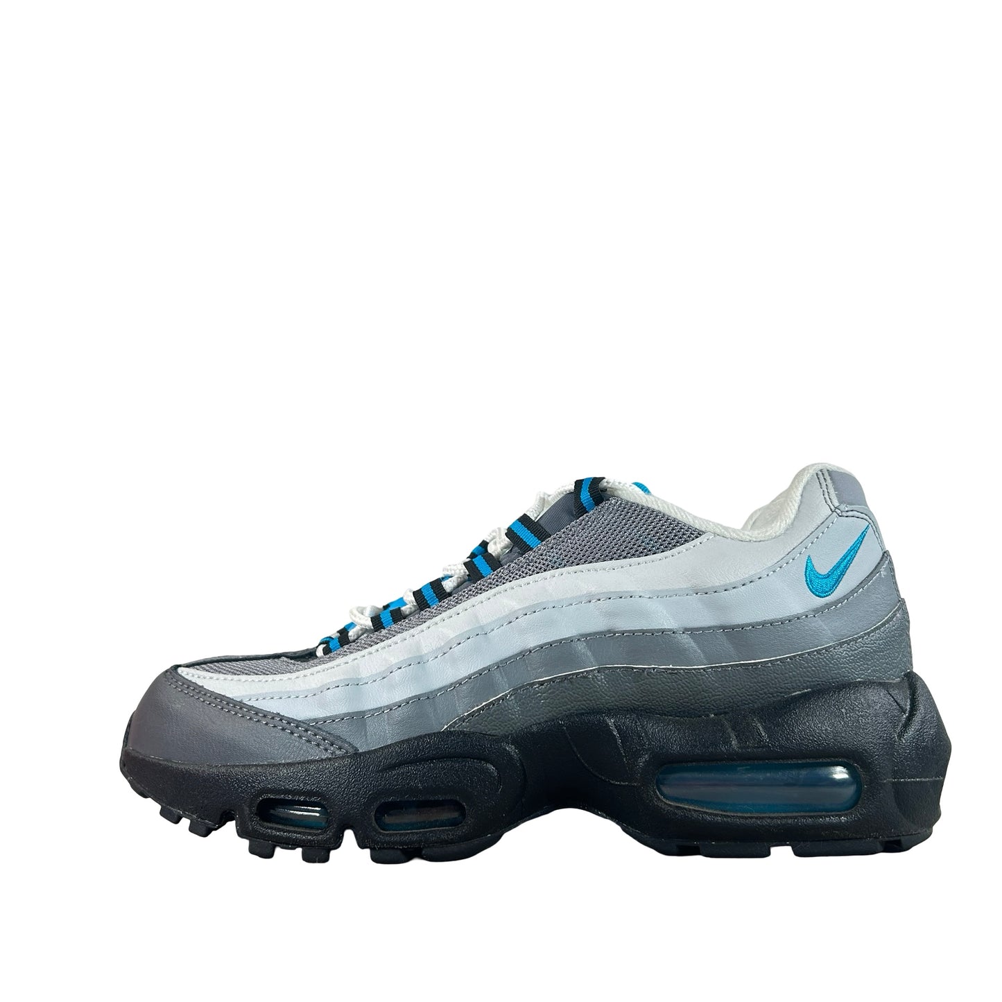 CJ3906 002 Nike Air Max 95 Recraft Grey Laser Blue (GS) [USED] - 6 Y (Used)