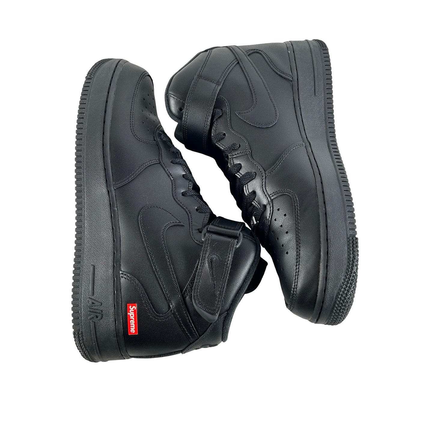 FZ8784 001 Nike Air Force 1 Mid Supreme Black [USED] - 9.5 M (Used)