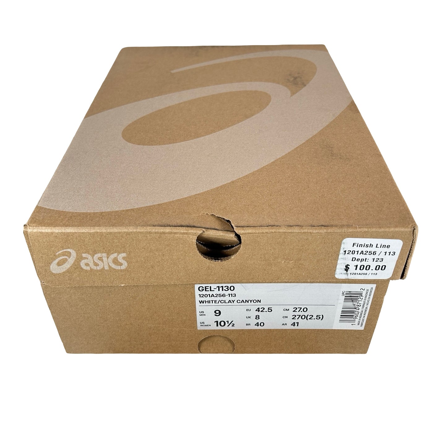 1201A256 113 ASICS Gel-1130 White Clay Canyon [USED] - 9 M (Used)