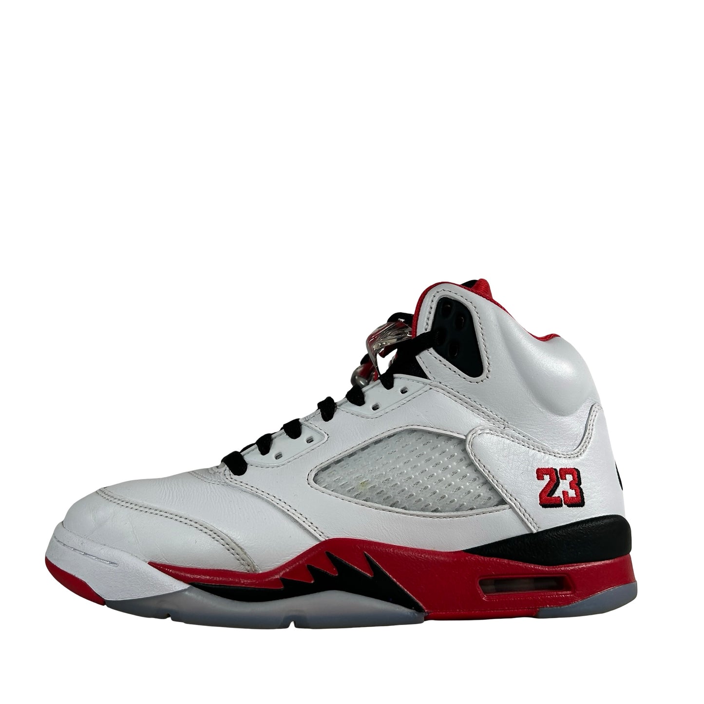 HQ7978 101 Jordan 5 Retro Fire Red Black Tongue (2025) [USED] - 9 M (Used2)