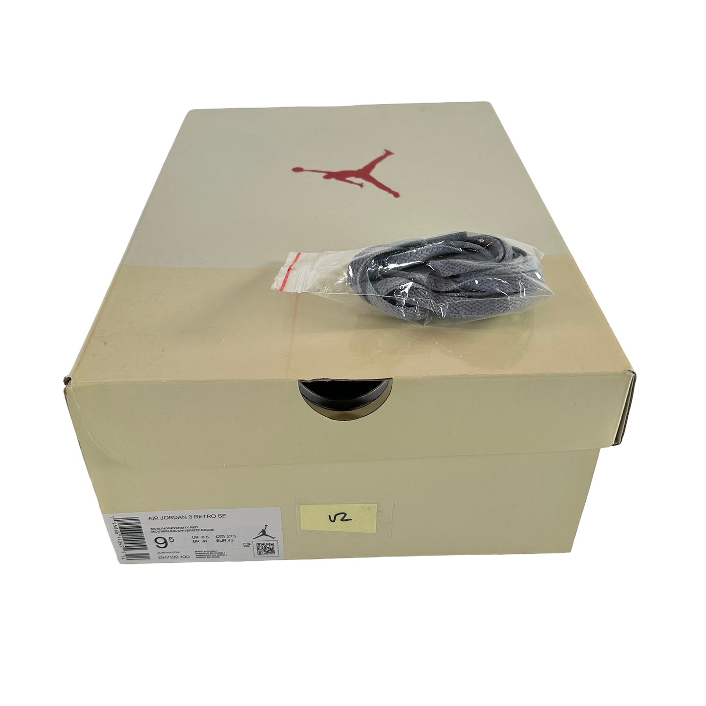 DH7139 100 Jordan 3 Retro Muslin [USED] - 9.5 M (Used2)