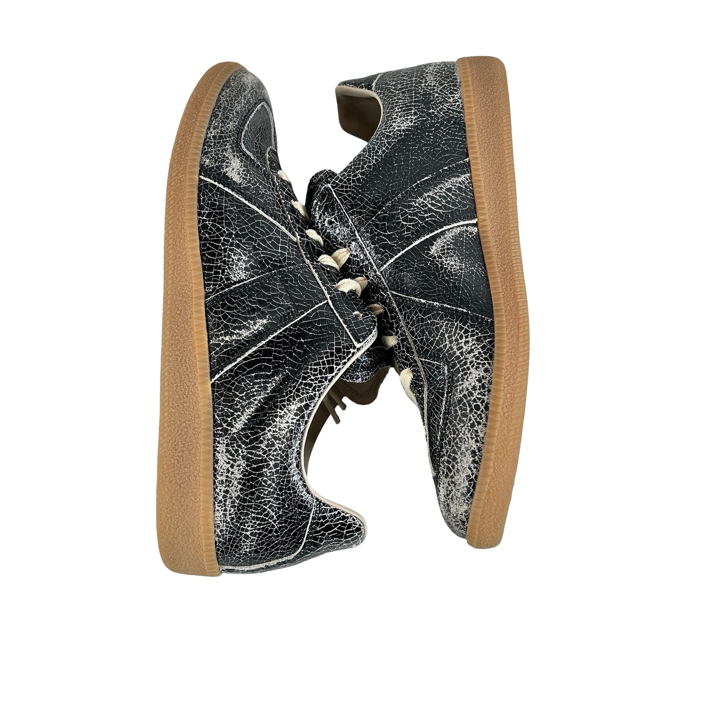S57WS0517 P7424 H8328 Maison Margiela Replica Black White Distressed [USED] - EU 43 (Used) (No Box)