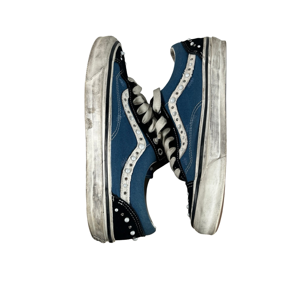 VN000E8VYA6 Vans LX Old Skool 36 Pearlized Pack Black Navy [USED] - 10 M (Used5)