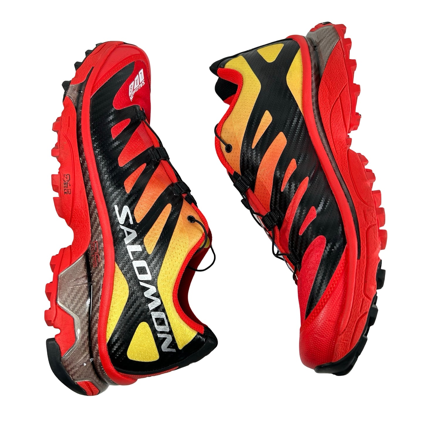 L4702420033 Salomon XT-4 OG Fiery Red Empire Yellow [USED] - 10.5 M (Used)