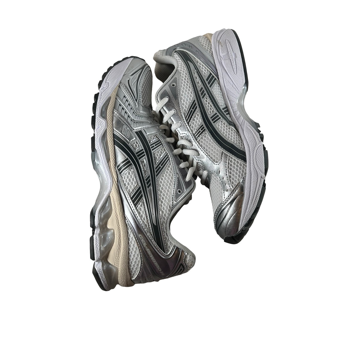 1203A537 110 ASICS Gel-Kayano 14 White Graphite Grey [USED] - 9 M (Used)