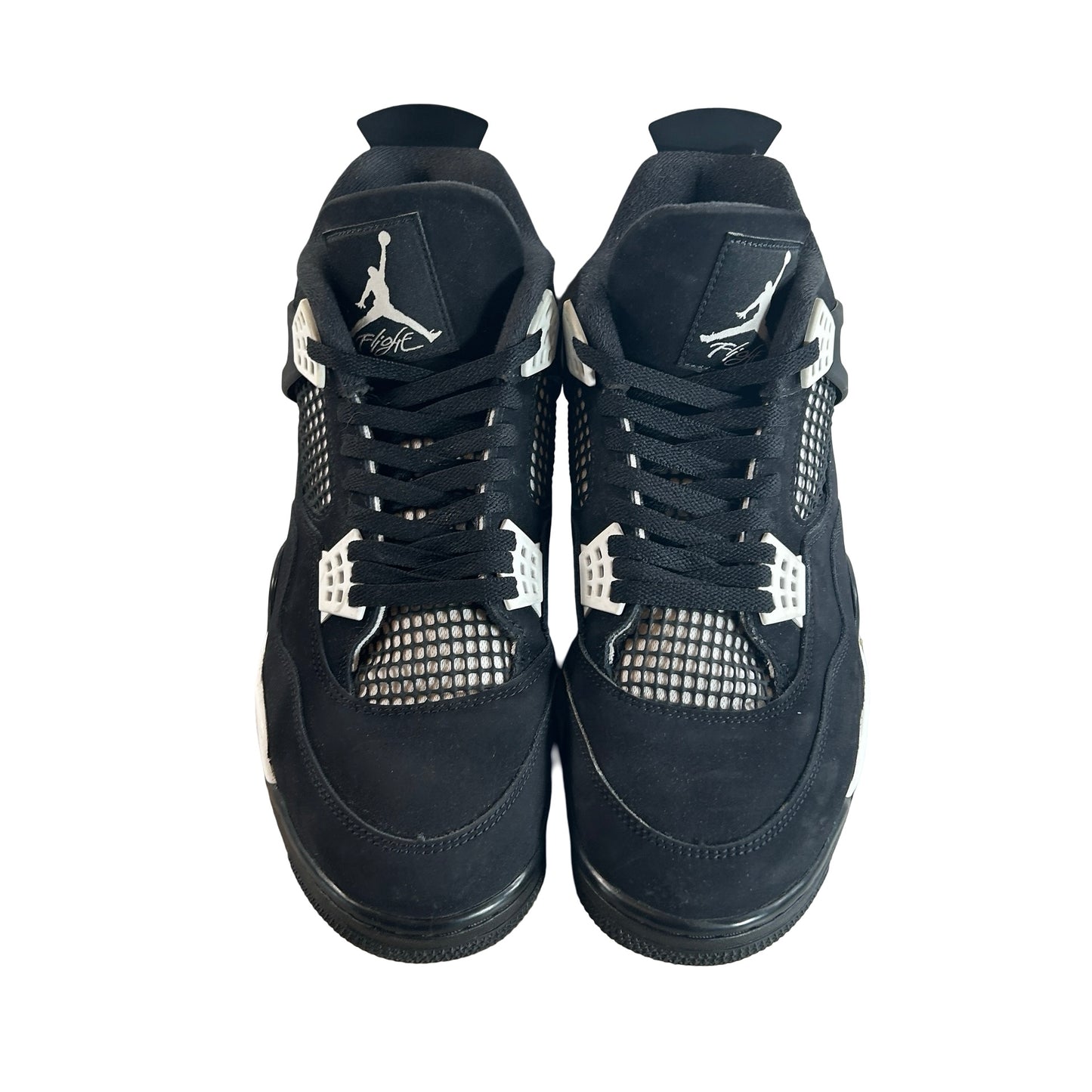 FQ8138 001  Jordan 4 Retro White Thunder [USED] - 13 M (Used2) (No Box2)