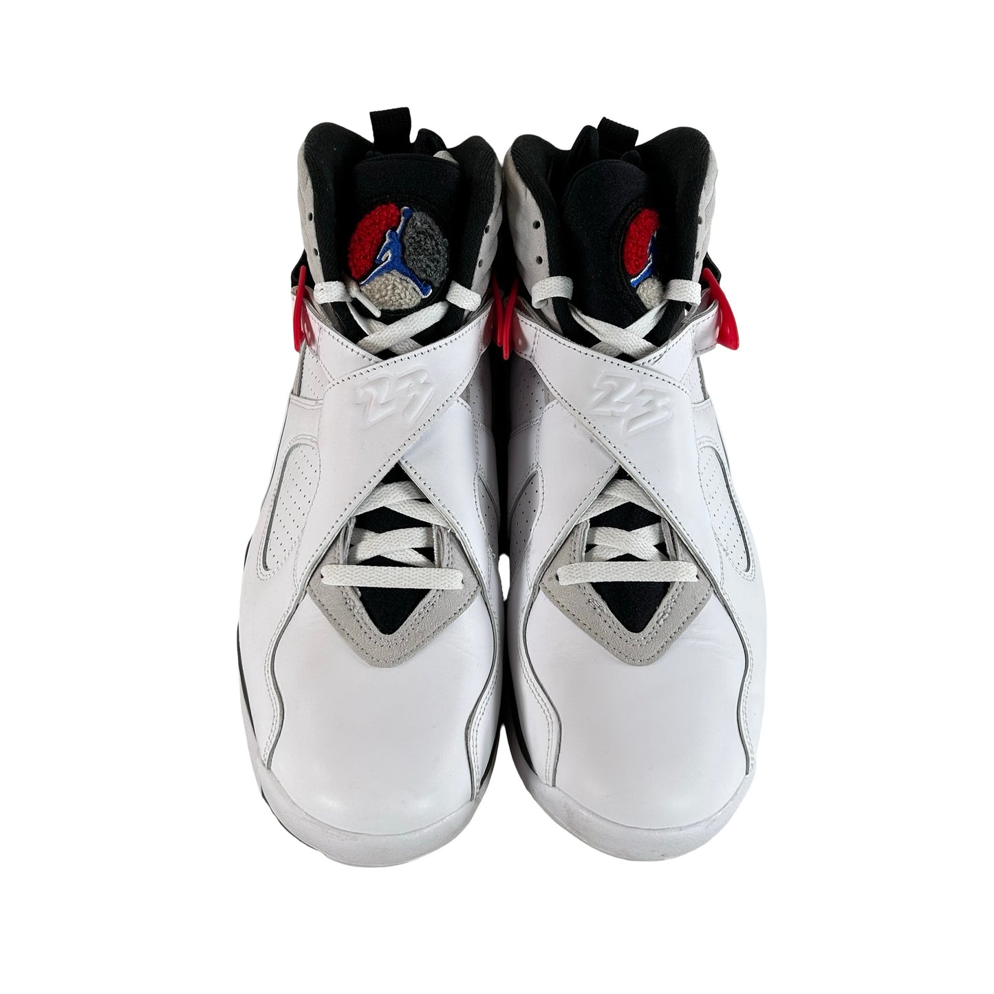 305381 100 Jordan 8 Retro White True Red (2025) [USED] - 12.5 M (No Box)