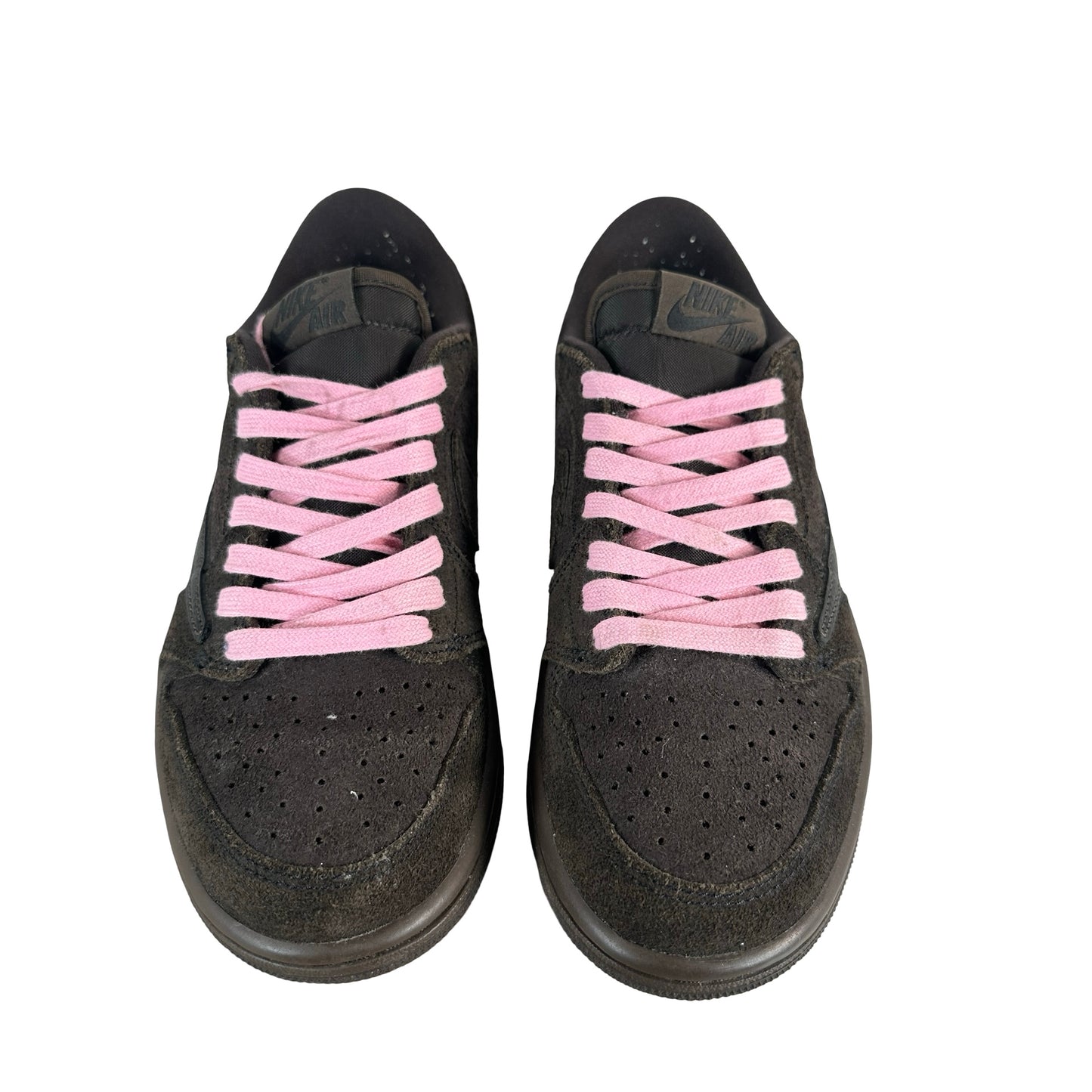 DM7866 202 Jordan 1 Retro Low OG SP Travis Scott Velvet Brown [USED] - 5 M (Used)