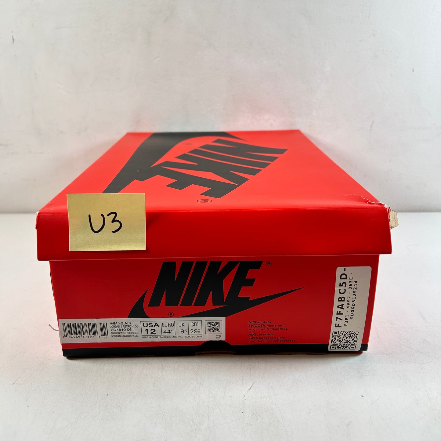 FD4810 061 Jordan 1 Retro High OG Satin Bred [USED] - 12 W (Used3)