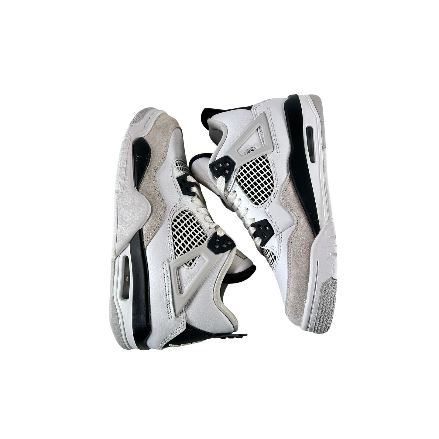 408452 111 Jordan 4 Retro Military Black (GS) [CONDITIONAL] - 4.5 Y (Slight paint chipping2)
