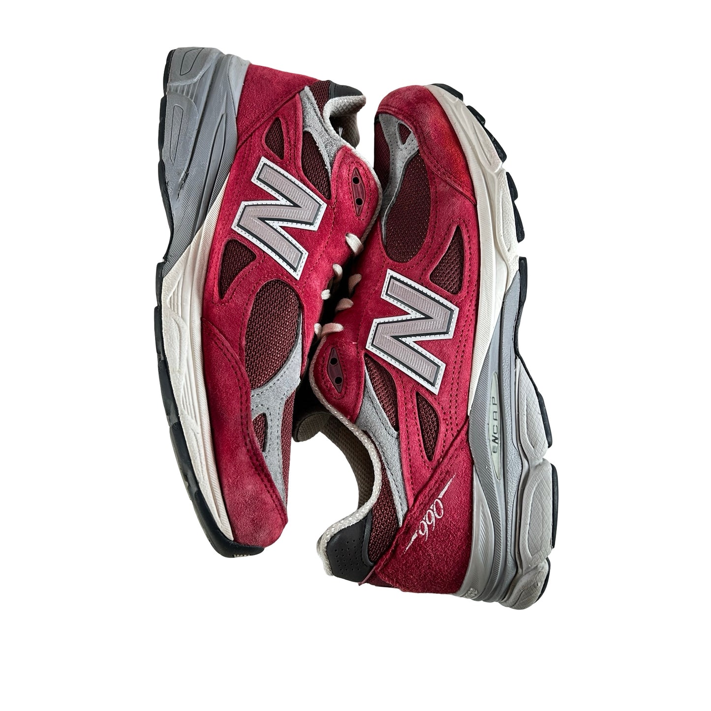 M990TF3 New Balance 990v3 MiUSA Teddy Santis Scarlet [USED] - 11 M (Used)