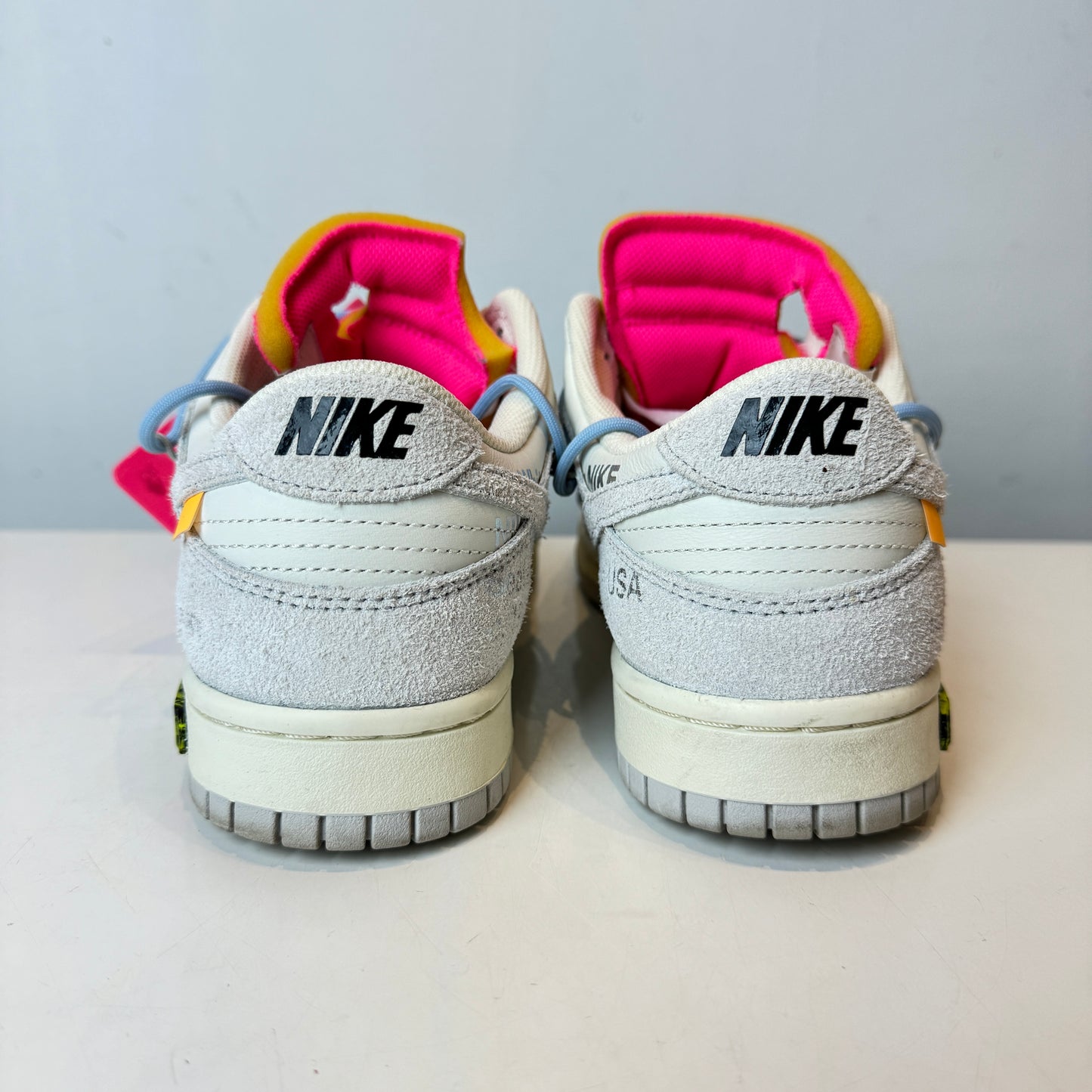 DJ0950 113 Nike Dunk Low Off-White Lot 38 [USED] - 9 M (Used) (No Box)