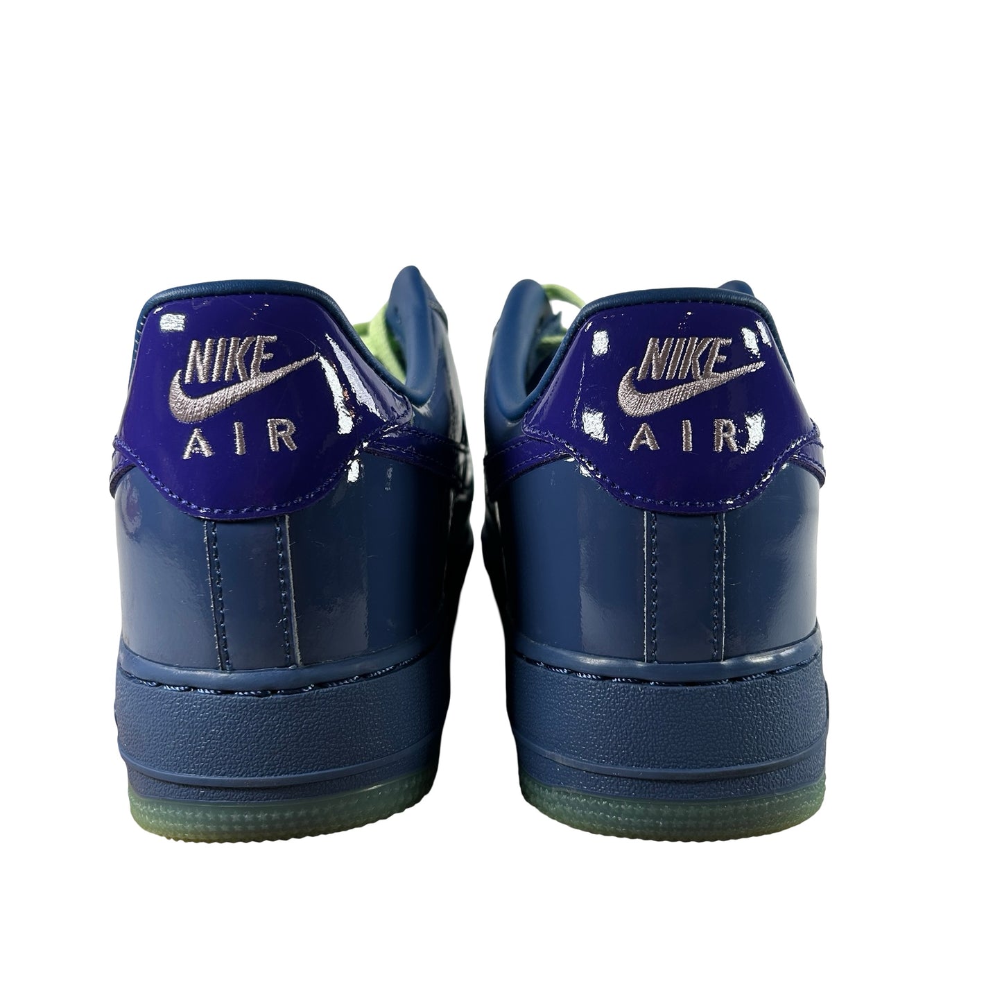 IO4489 400 Nike Air Force 1 Low Patent Leather Mystic Navy Grape Ice [USED] - 10 M (Used2)