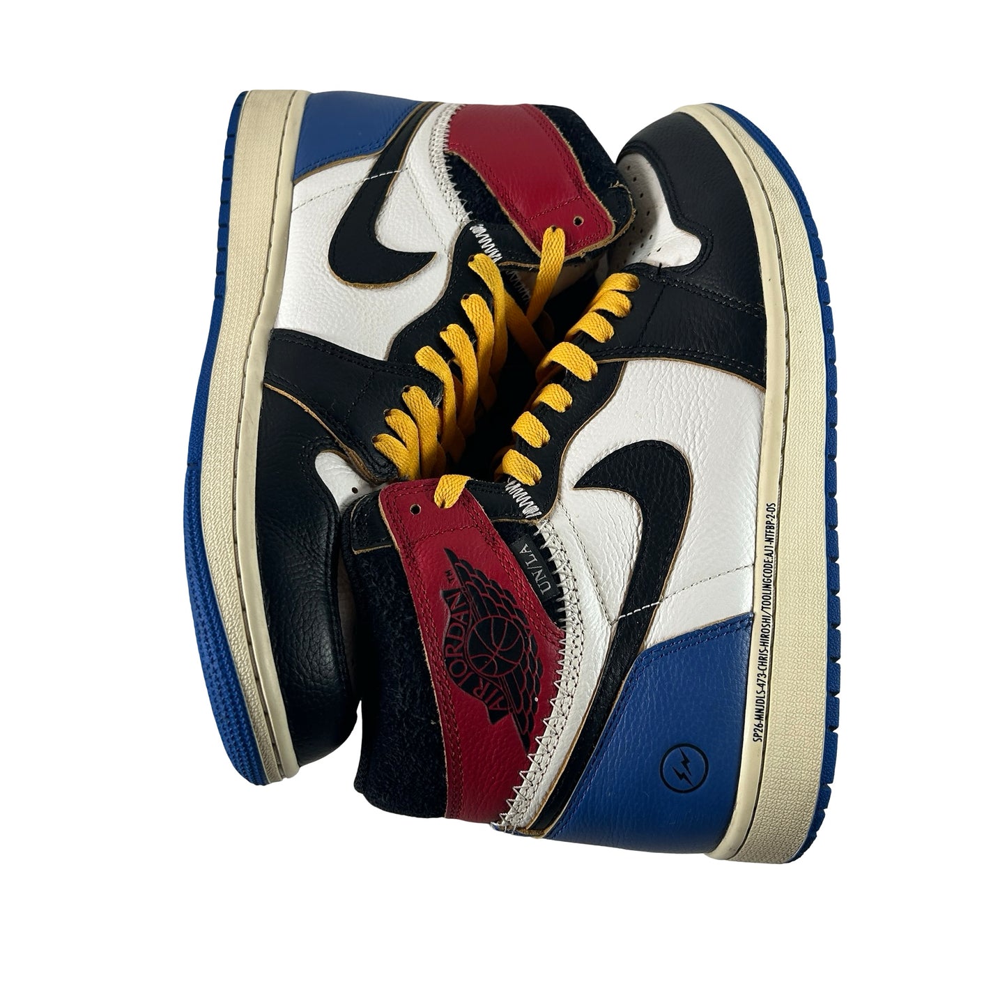 IO7847 002 Jordan 1 Retro High OG SP Fragment x Union LA Varsity Red Sport Royal [USED] - 9.5 M (Used4)