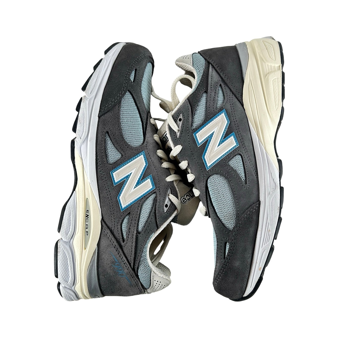 M990KS3 New Balance 990v3 MiUSA Kith Steel Blue [USED] - 9 M (Used)