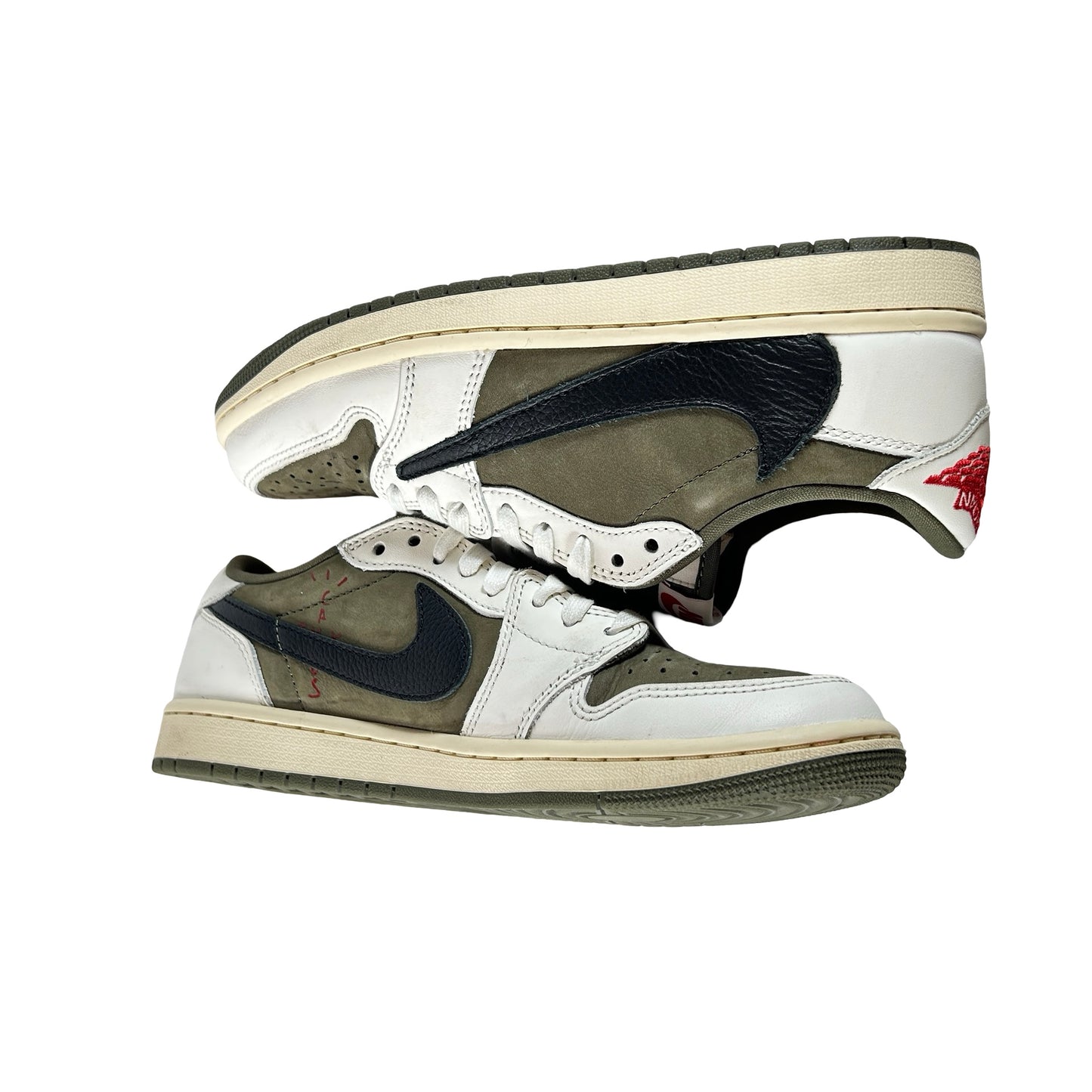 DM7866 200 Jordan 1 Retro Low OG SP Travis Scott Medium Olive [USED] - 8 M (Used6)