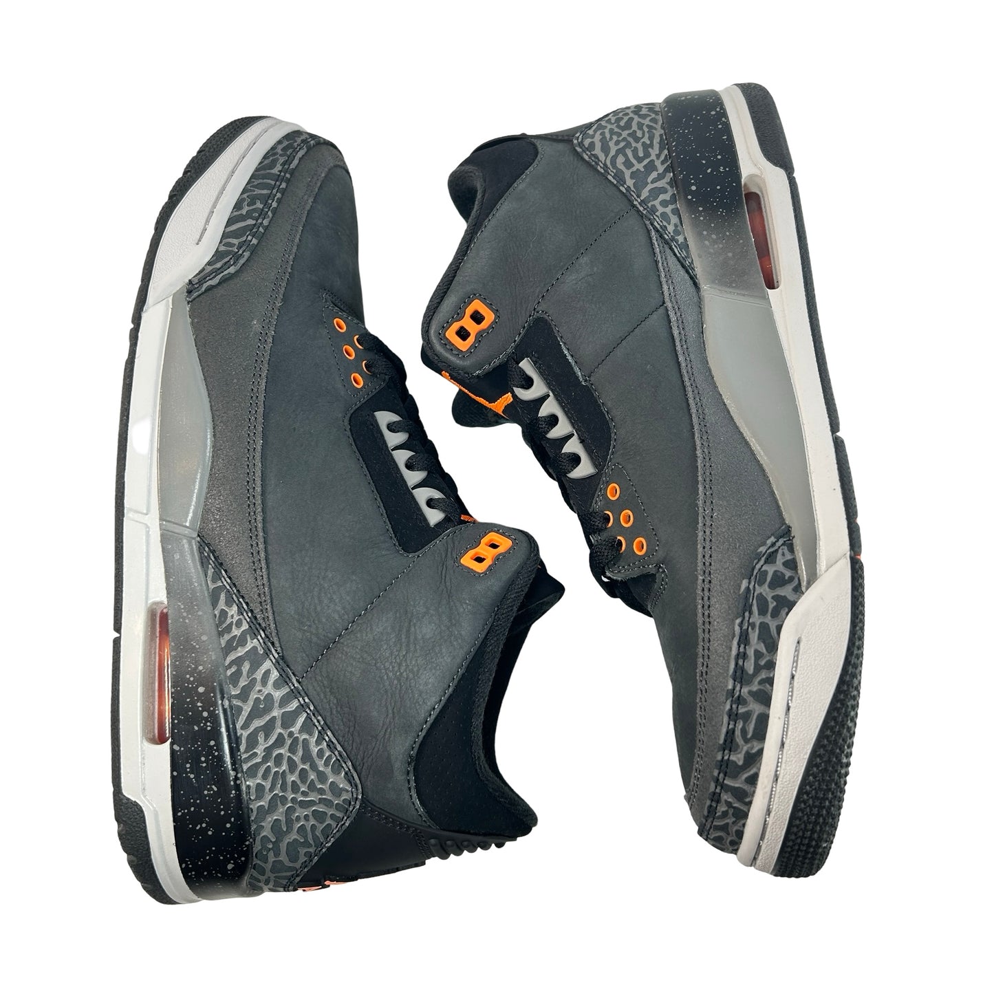 CT8532 080 Jordan 3 Retro Fear Pack (2023) [USED] - 11 M (Used) (No Box)