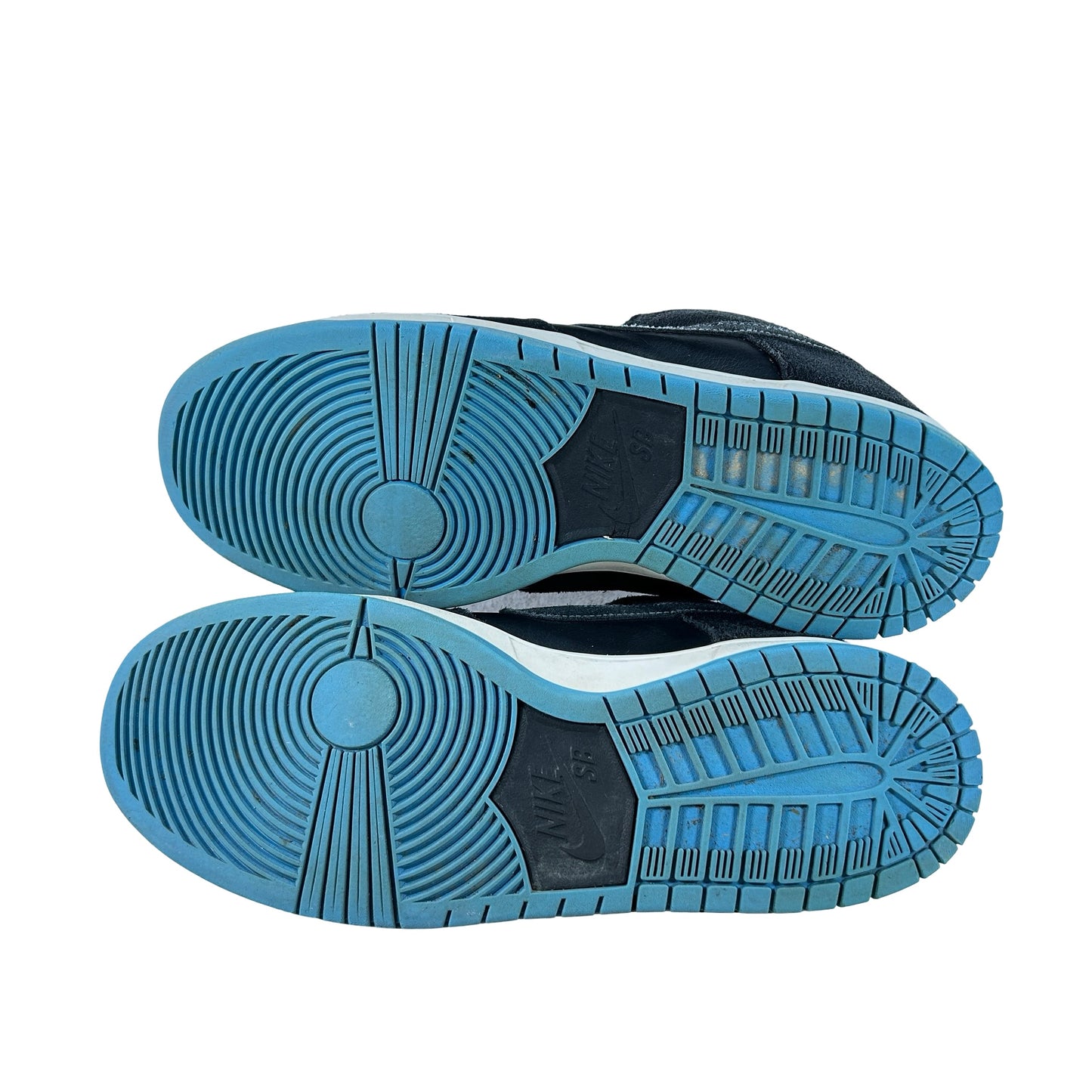 304292 048 Nike SB Dunk Low Black University Blue [USED] - 11 M (Used) (No Box)