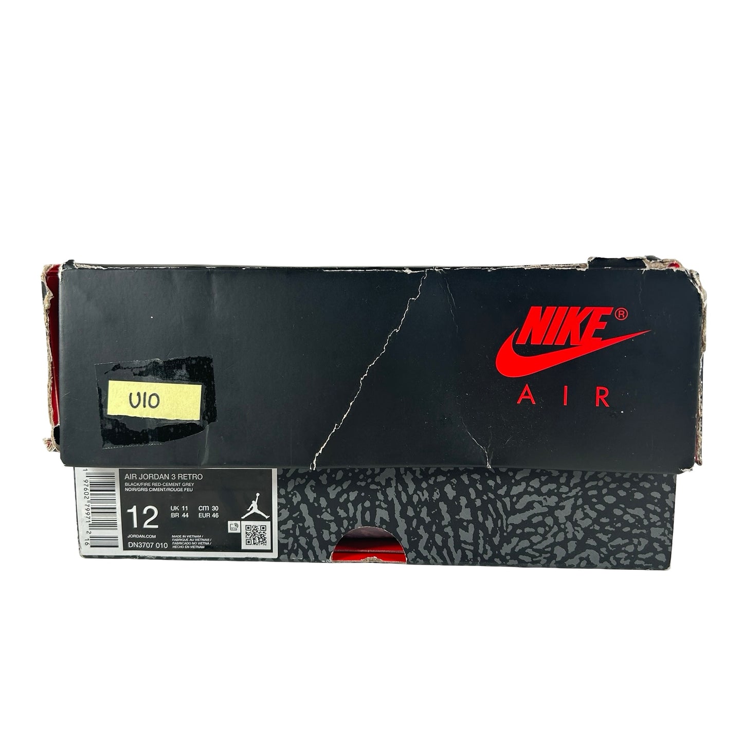 DN3707 010 Jordan 3 Retro Black Cement Reimagined (2024) [USED] - 12 M (Used10)