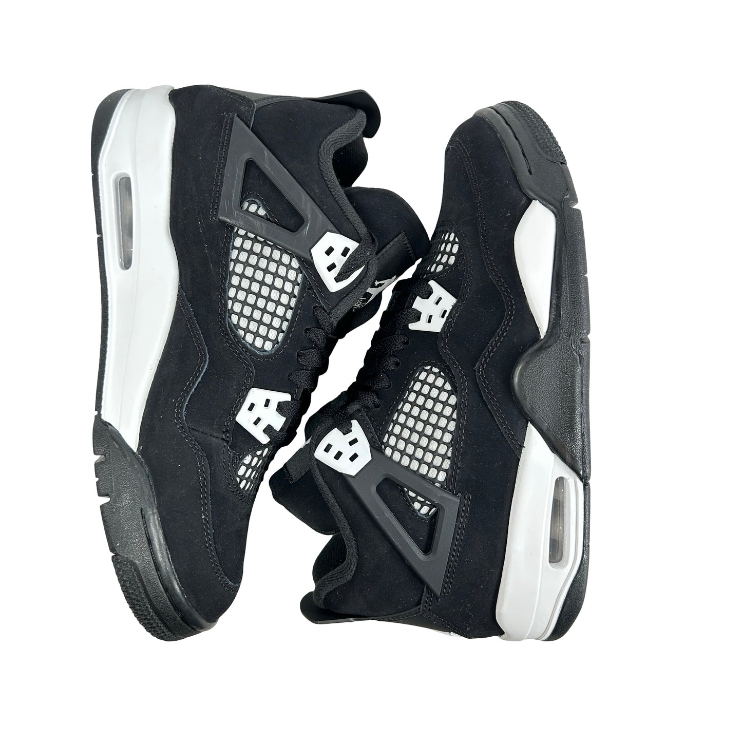 FQ8213 001 Jordan 4 Retro White Thunder (GS) [USED] - 7 Y (Used)