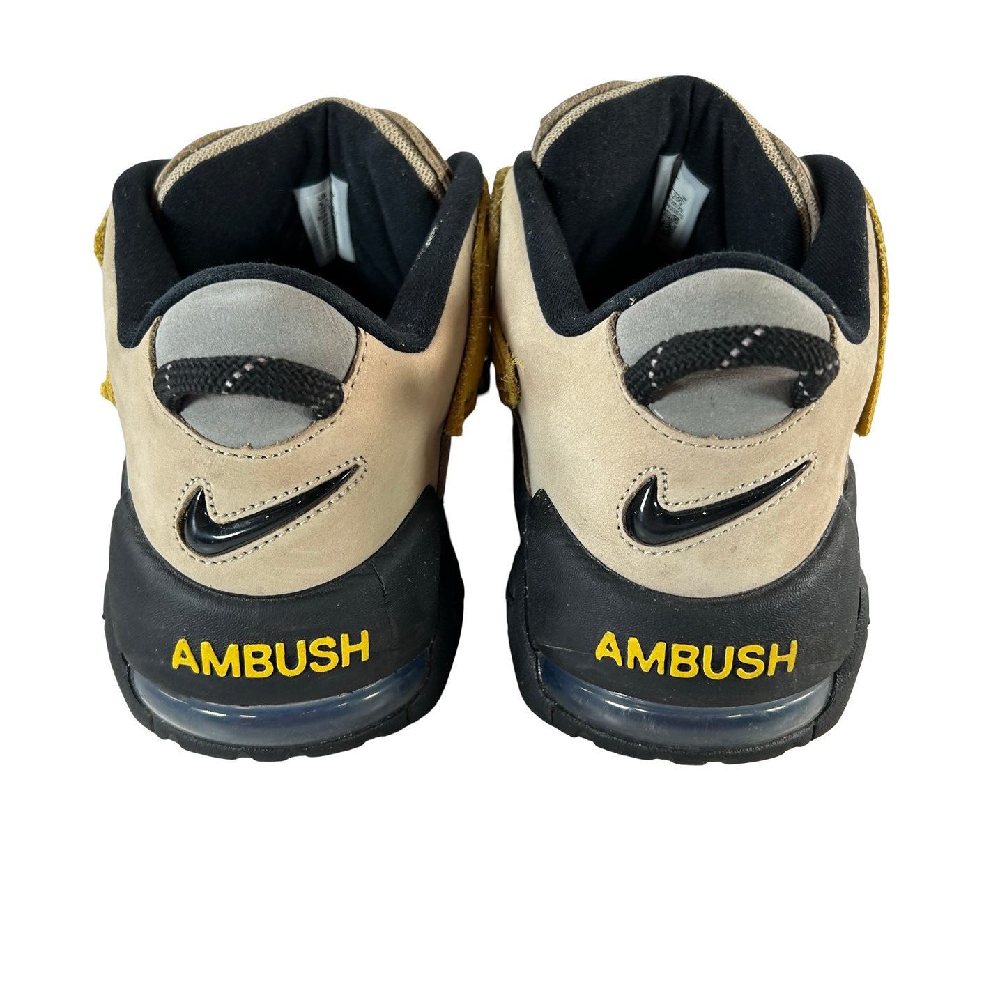 FB1299 200 Nike Air More Uptempo Low AMBUSH Sulfur [USED] - 9.5 M (Used) (No Box)