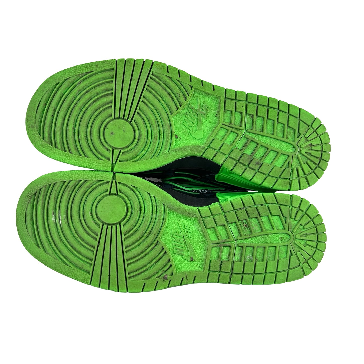 CU6015 001 Nike Air Rubber Dunk Off-White Green Strike [USED] - 11 M (Used) (Replace Box)