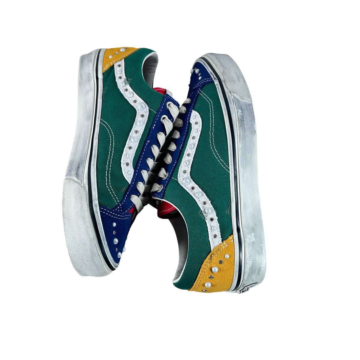 VN000E8VBGK Vans LX Old Skool 36 Pearlized Pack Yacht Club [USED] - 8 M (Used)