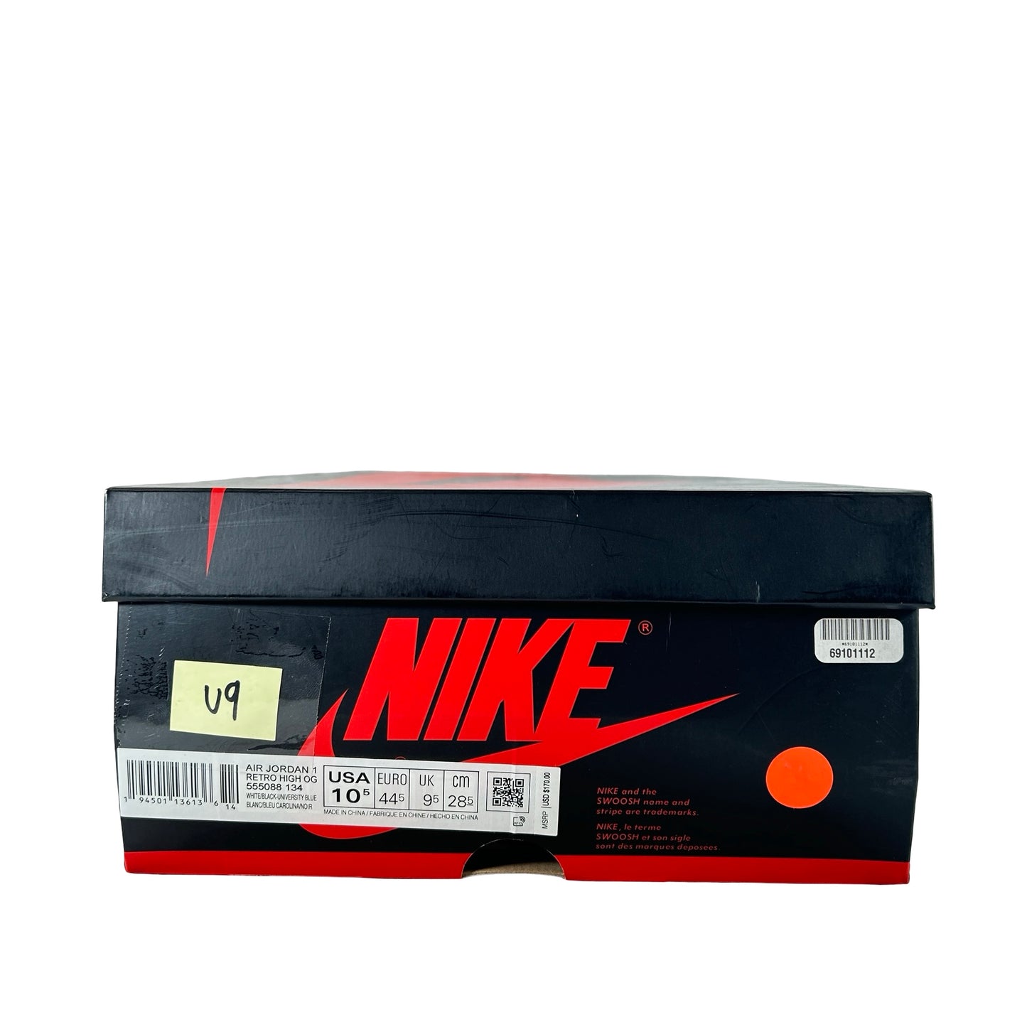 555088 134 Jordan 1 University Blue [USED] - 10.5 M (Used9)
