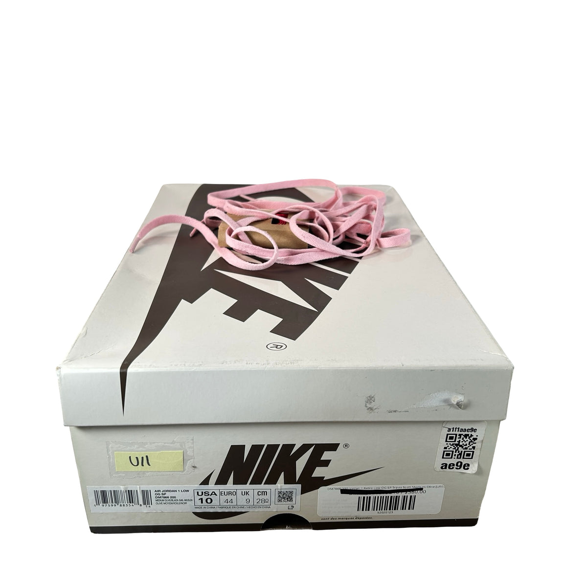 DM7866 200 Jordan 1 Retro Low OG SP Travis Scott Medium Olive [USED] - 10 M (Used11)