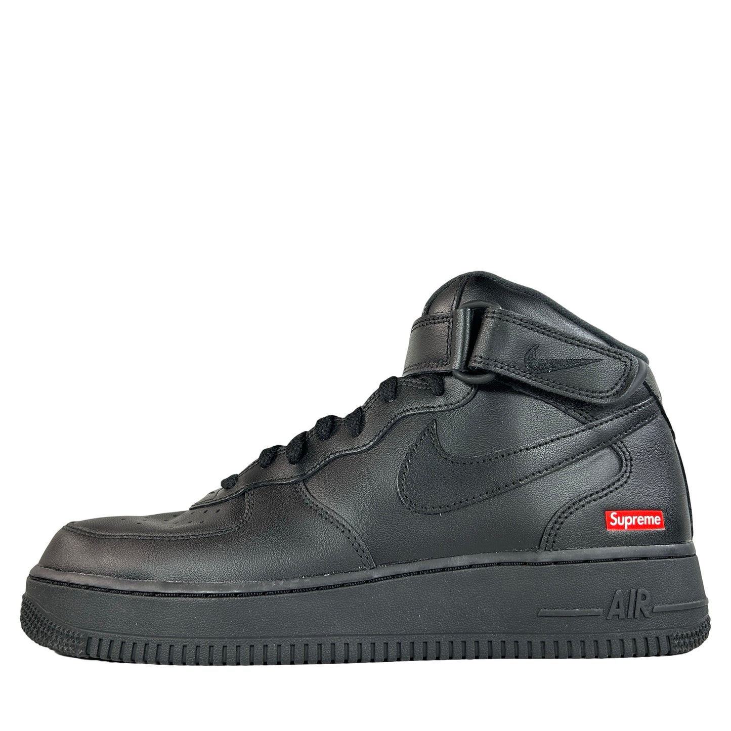 FZ8784 001 Nike Air Force 1 Mid Supreme Black [USED] - 9.5 M (Used) (Replace Box)