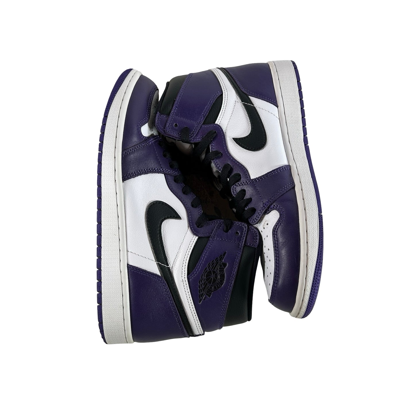 555088 500 Jordan 1 Court Purple [USED] - 10 M (Used) (Replace Box)