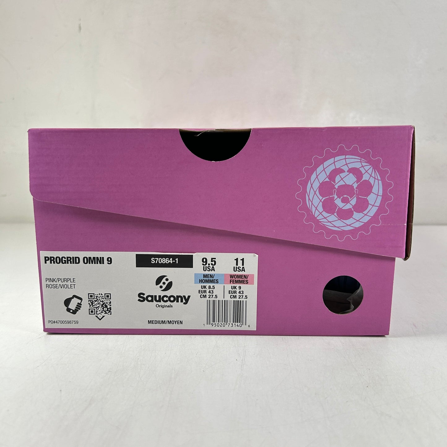 S708641 Saucony ProGrid Omni 9 Jae Tips To Do List Pink [USED] - 9.5 M (Used)