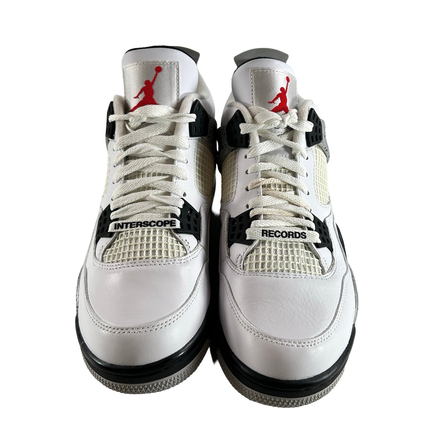 840606 192 Jordan 4 White Cement Interscope Records (Friends & Family) - 9 M