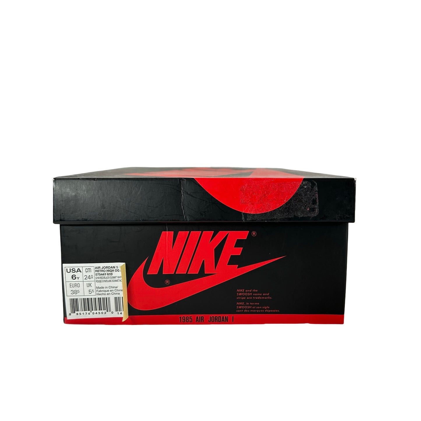 575441 610 Jordan 1 Retro High Bred Toe (GS) [USED] - 6 Y (Used)